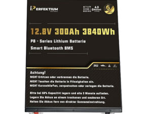 Lithium-Eisenphosphat-Batterie Perfektium PB-12-300 Lluetooth 300 Ah