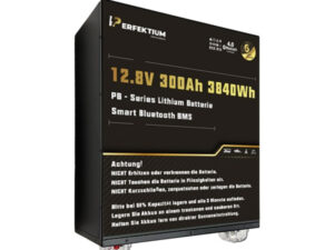 Lithium-Eisenphosphat-Batterie Perfektium PB-12-300 Lluetooth 300 Ah