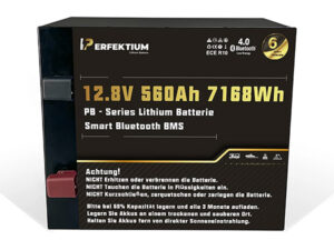 Lithium-Eisenphosphat-Batterie (LiFePO) Perfektium PB-12-560 mit 12 V/ 560 Ah